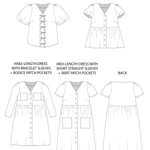 Tilly_and_the_Buttons_Nell_blouse_dress_sewing_pattern_technical_drawing