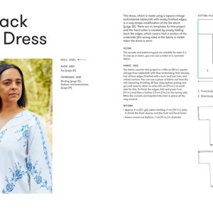 zero waste collar dress